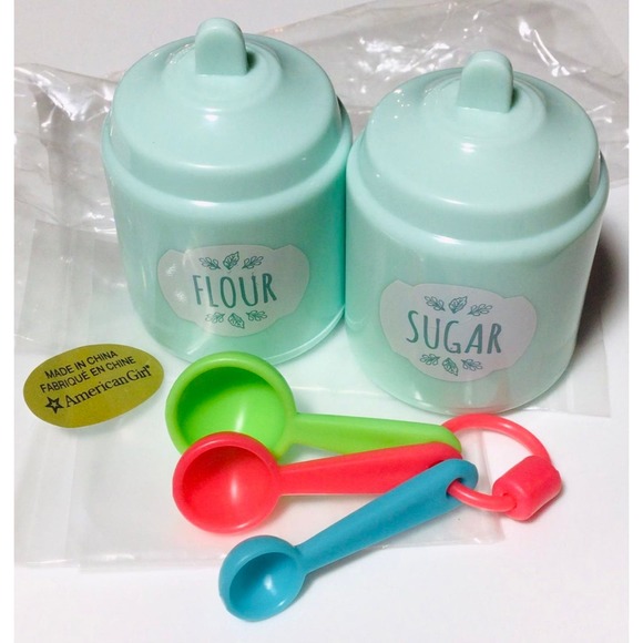 American Girl | Toys | New American Girl Flour Sugar Canisters 3 ...